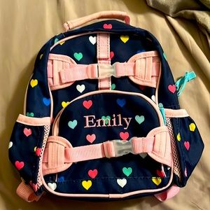Mackenzie hearts toddler backpack